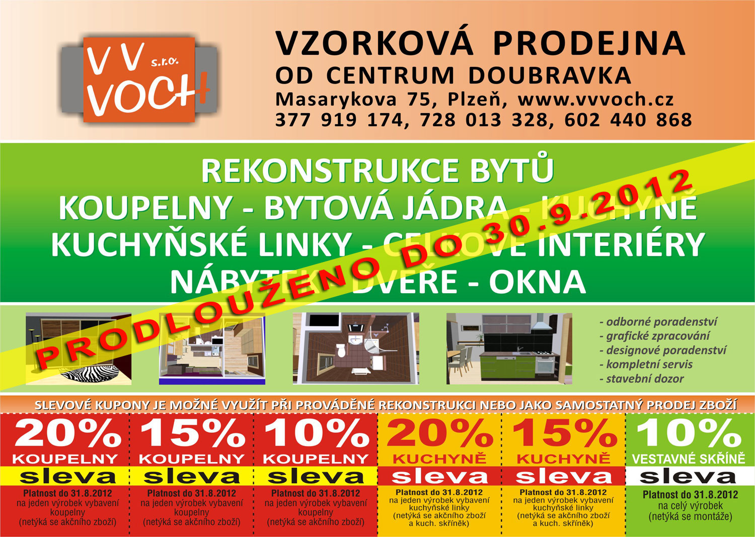 koupelny kuchyn� interi�ry Plze�